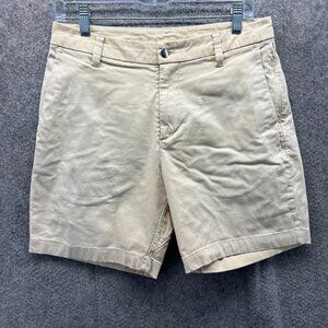 Lululemon Commission Shorts Womens 10 Beige Stretch Casual Chino Golf